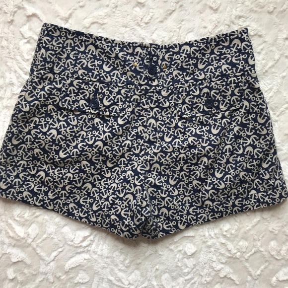 Anthropologie Hei Hei Nautical Anchor Shorts - Picture 6 of 6